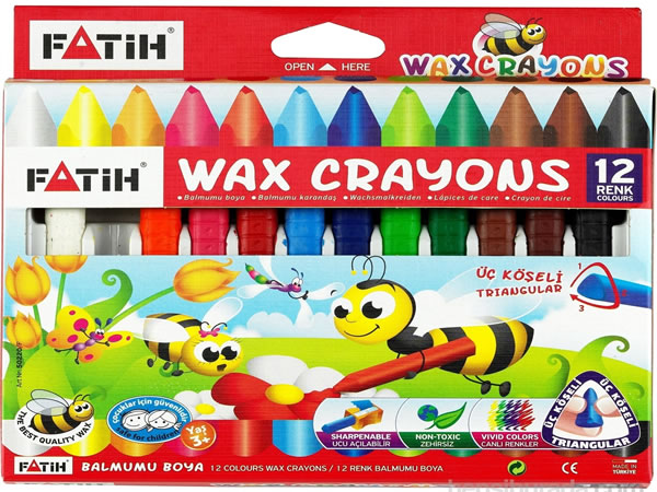Fatih 12'li jumbo wax crayon