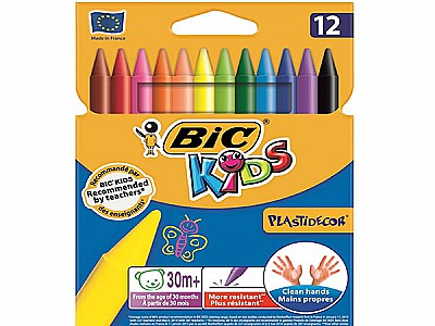 Bic 12'li wax crayon bornova