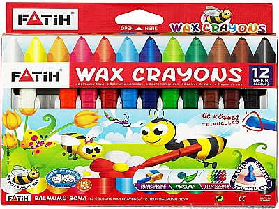Fatih 12'li jumbo wax crayon